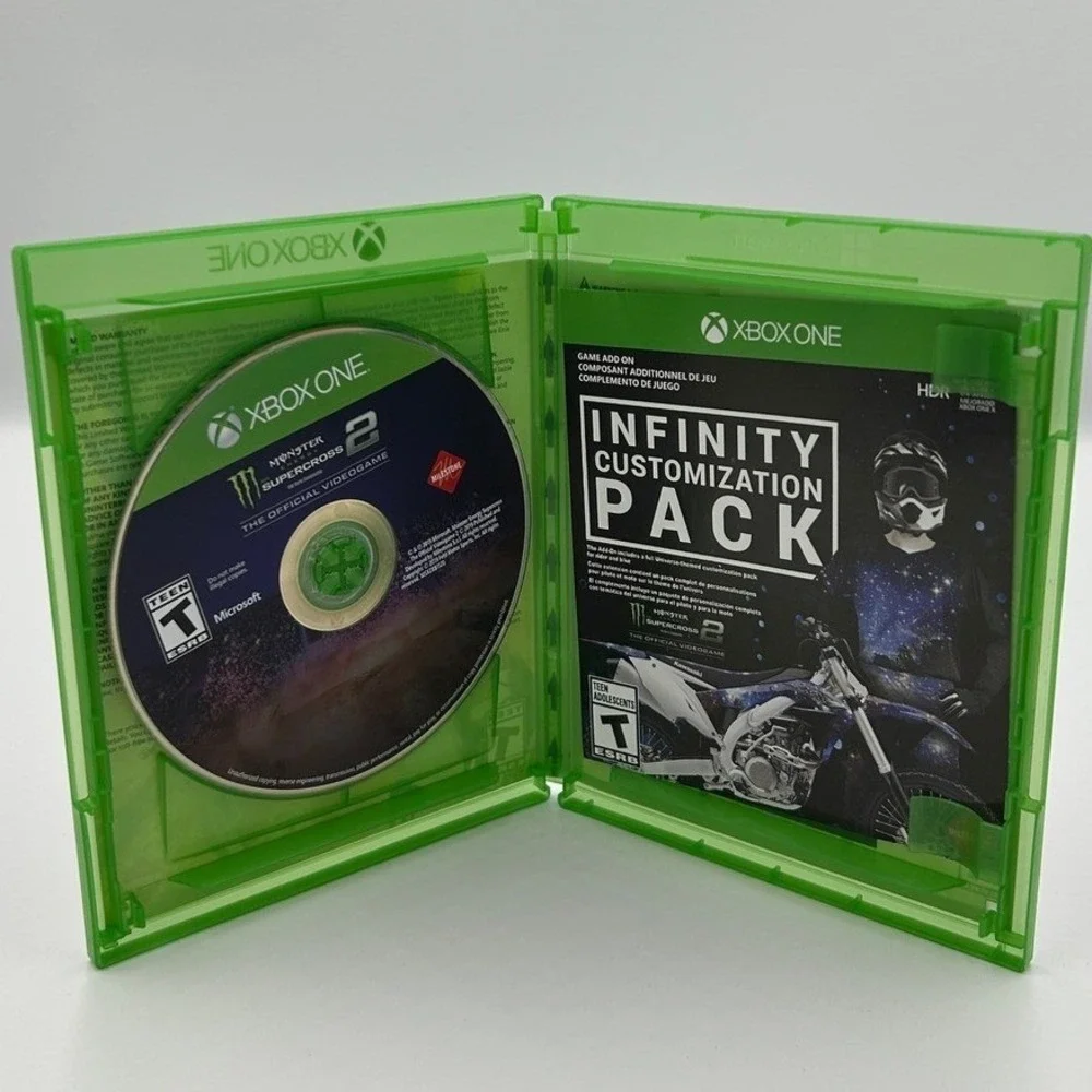 Milestone‎ Monster Energy Supercross 2 Xbox One Standard Green Excellent Racing
